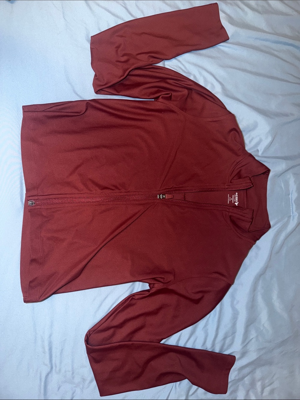 Old Navy Women's Zip Athletic Jacket in Burgundy